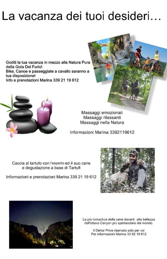 Hotel La Ginestra Acqualagna Zewnętrze zdjęcie